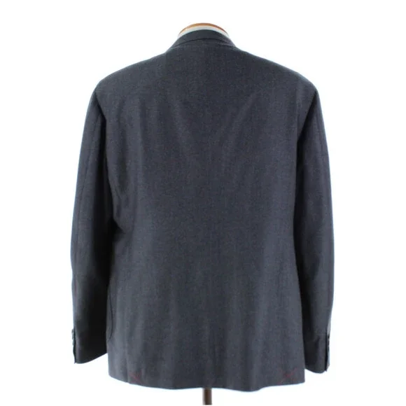 Cardinal of Canada NWT Wool Sport Coat Size 46R US In Blue & Gray Melange
